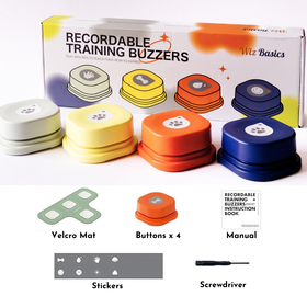 Recordable Training Buttons (Set of 4 With Mat)