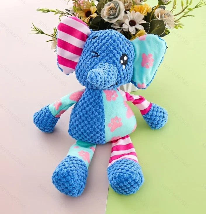 Plush Interactive Squeaky Chew Toy