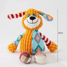 Plush Interactive Squeaky Chew Toy
