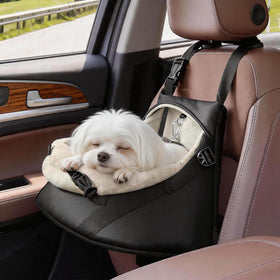 Small Pet Car Seat Booster Travel Seat up to 7lbs