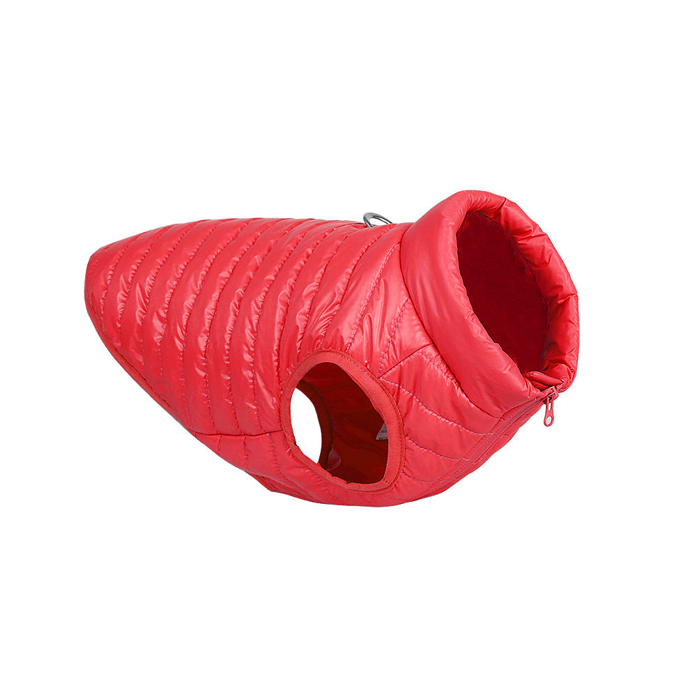 Autumn And Winter Full Nylon Zipper Puppy Jacket