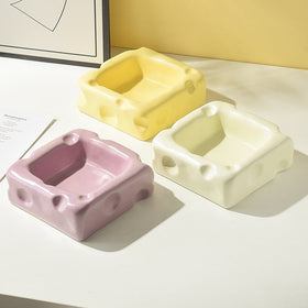 Cheese-shaped Ceramic Bowl