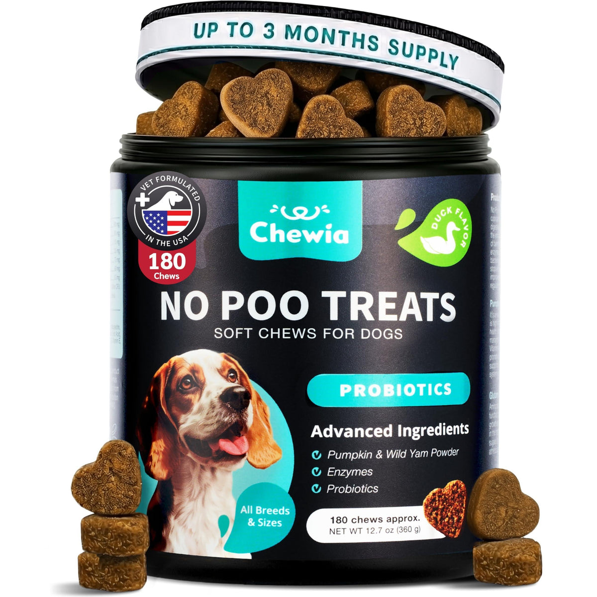 Dog Probiotics for Digestive Health with Enzymes