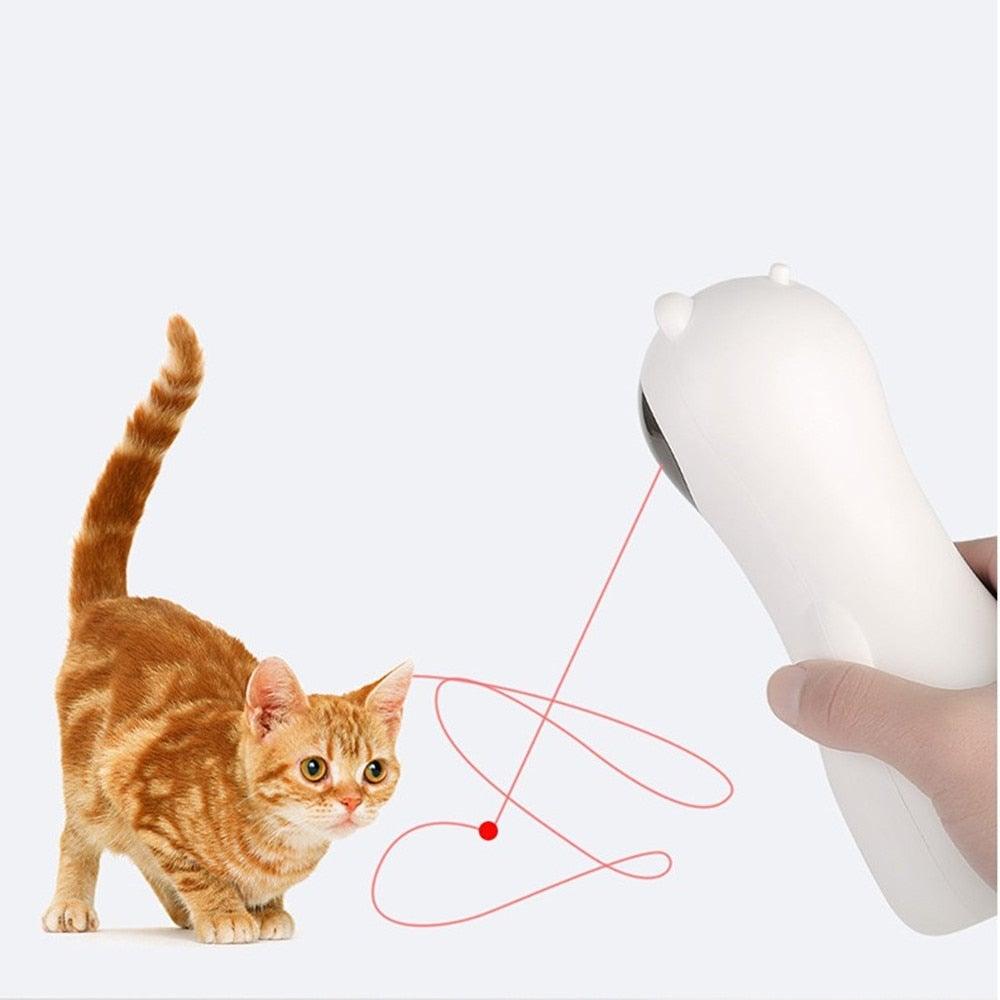 Automatic Cat LED Laser USB Charge