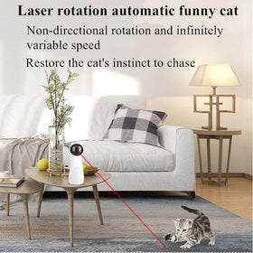 Automatic Cat LED Laser USB Charge