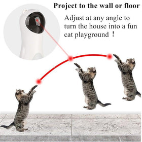 Automatic Cat LED Laser USB Charge