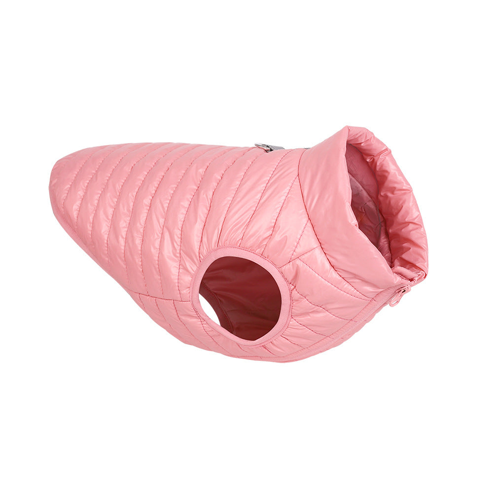 Autumn And Winter Full Nylon Zipper Puppy Jacket