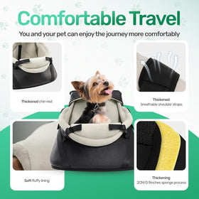 Small Pet Car Seat Booster Travel Seat up to 7lbs