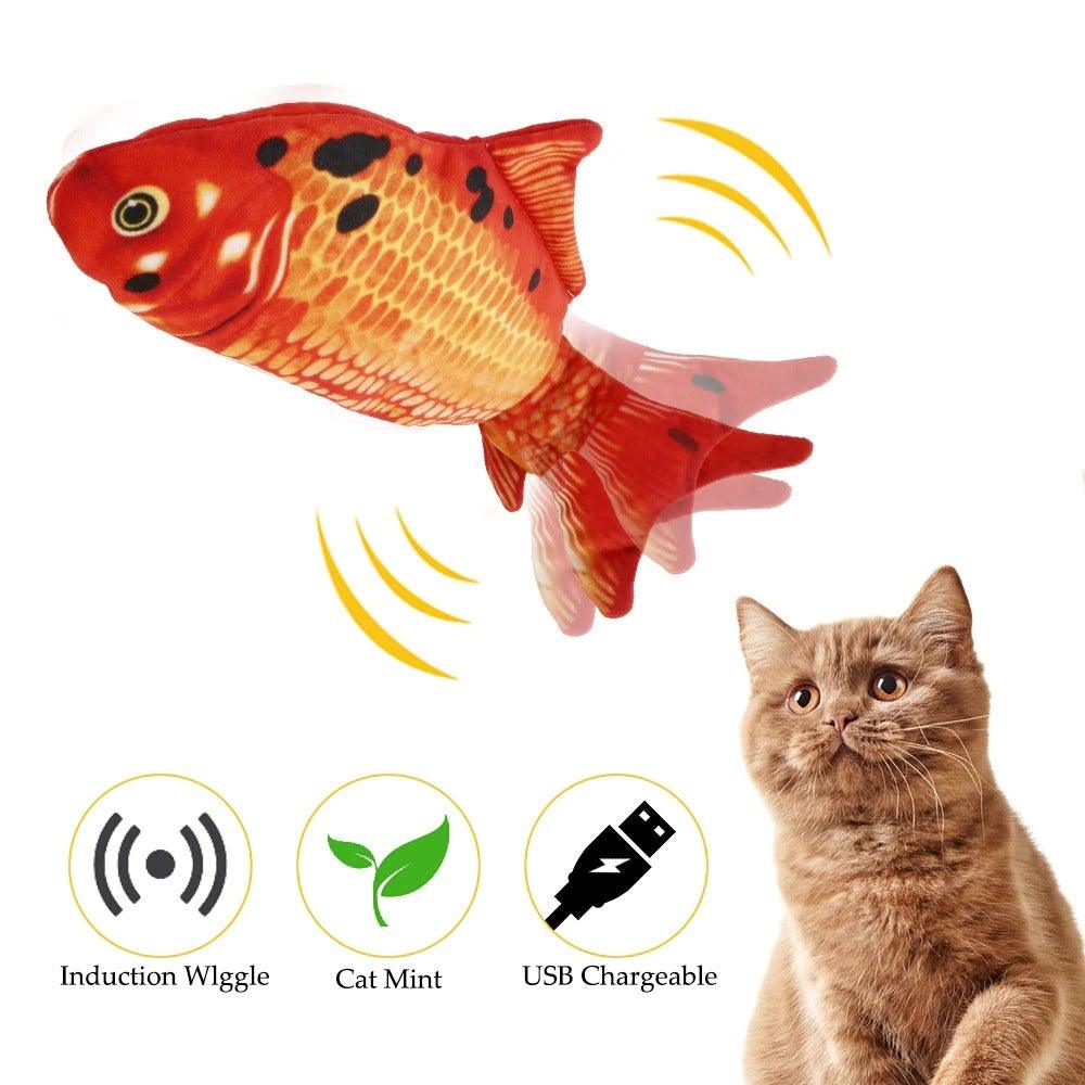 Electric Cat Toy 3D Fish USB Charging