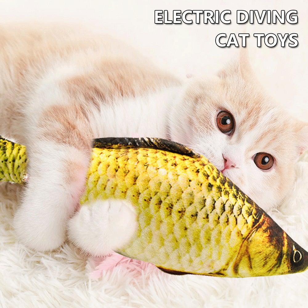 Electric Cat Toy 3D Fish USB Charging