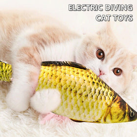 Electric Cat Toy 3D Fish USB Charging