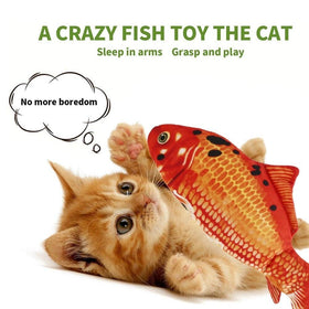 Electric Cat Toy 3D Fish USB Charging