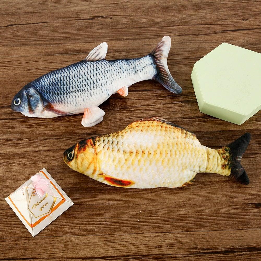 Electric Cat Toy 3D Fish USB Charging