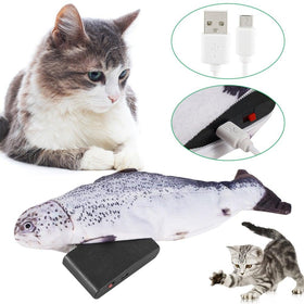 Electric Cat Toy 3D Fish USB Charging