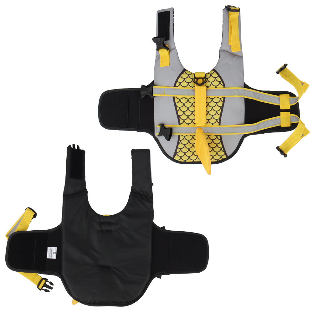 Shark-Print Life Jacket – Swim Vest Harness