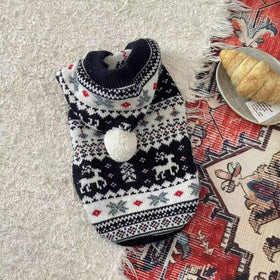 Holiday Winter Sweater for Cats