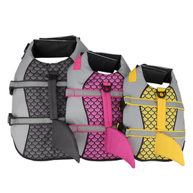 Shark-Print Life Jacket – Swim Vest Harness