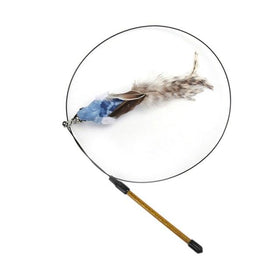 Feather Bird with Bell Toy