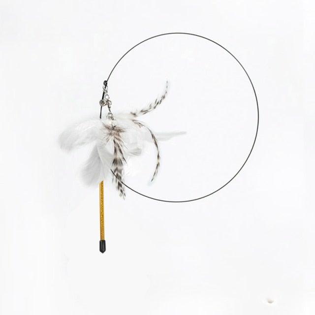 Feather Bird with Bell Toy