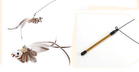 Feather Bird with Bell Toy