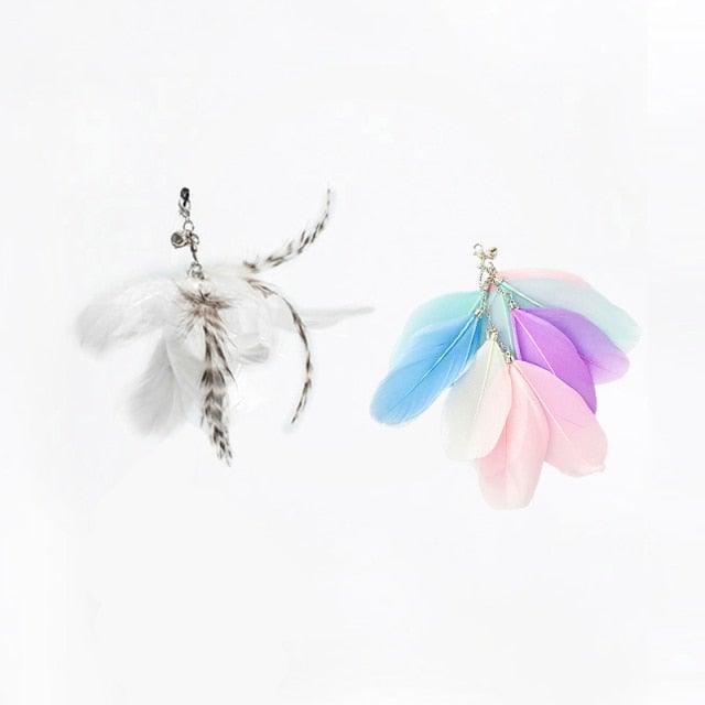 Feather Bird with Bell Toy