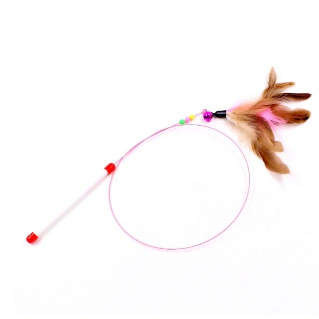 Feather Bird with Bell Toy