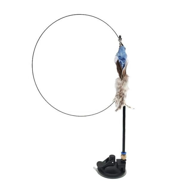 Feather Bird with Bell Toy