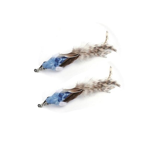 Feather Bird with Bell Toy