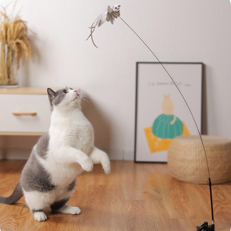 Feather Bird with Bell Toy