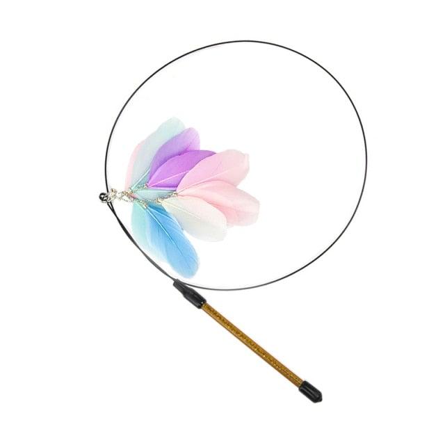 Feather Bird with Bell Toy