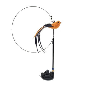 Feather Bird with Bell Toy