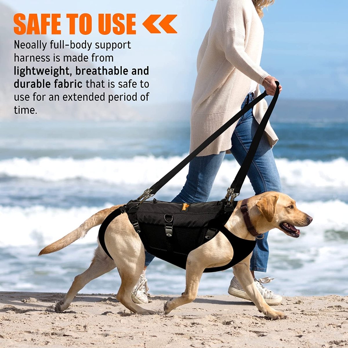 5-in-1 Sturdy Dog Lift Harness Full Body Support