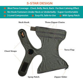 Upgraded Dog Surgical Recovery Vest for Dogs