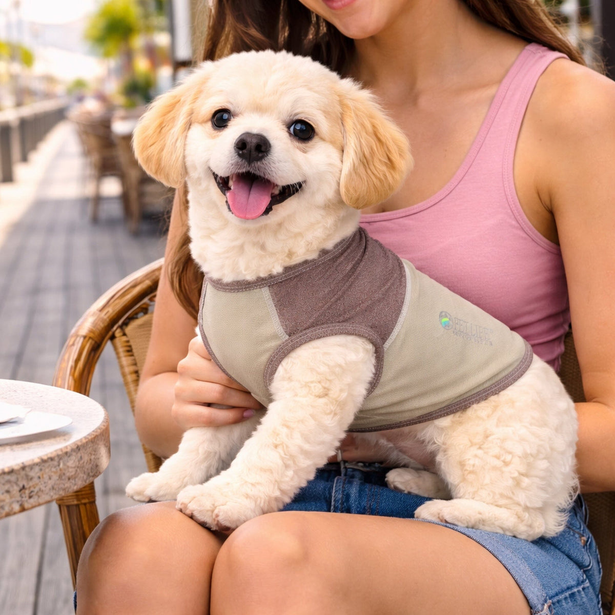 Stretch Yoga Fitness Dog T-Shirt Tank Top