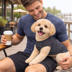 Stretch Yoga Fitness Dog T-Shirt Tank Top