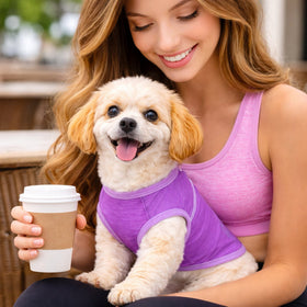 Stretch Yoga Fitness Dog T-Shirt Tank Top