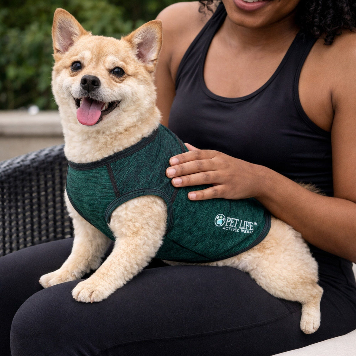 Stretch Yoga Fitness Dog T-Shirt Tank Top
