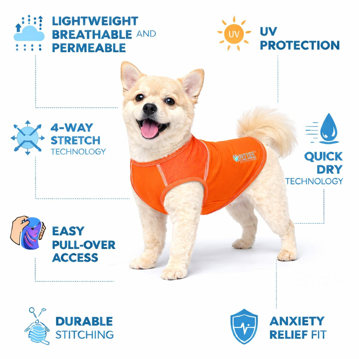 Stretch Yoga Fitness Dog T-Shirt Tank Top