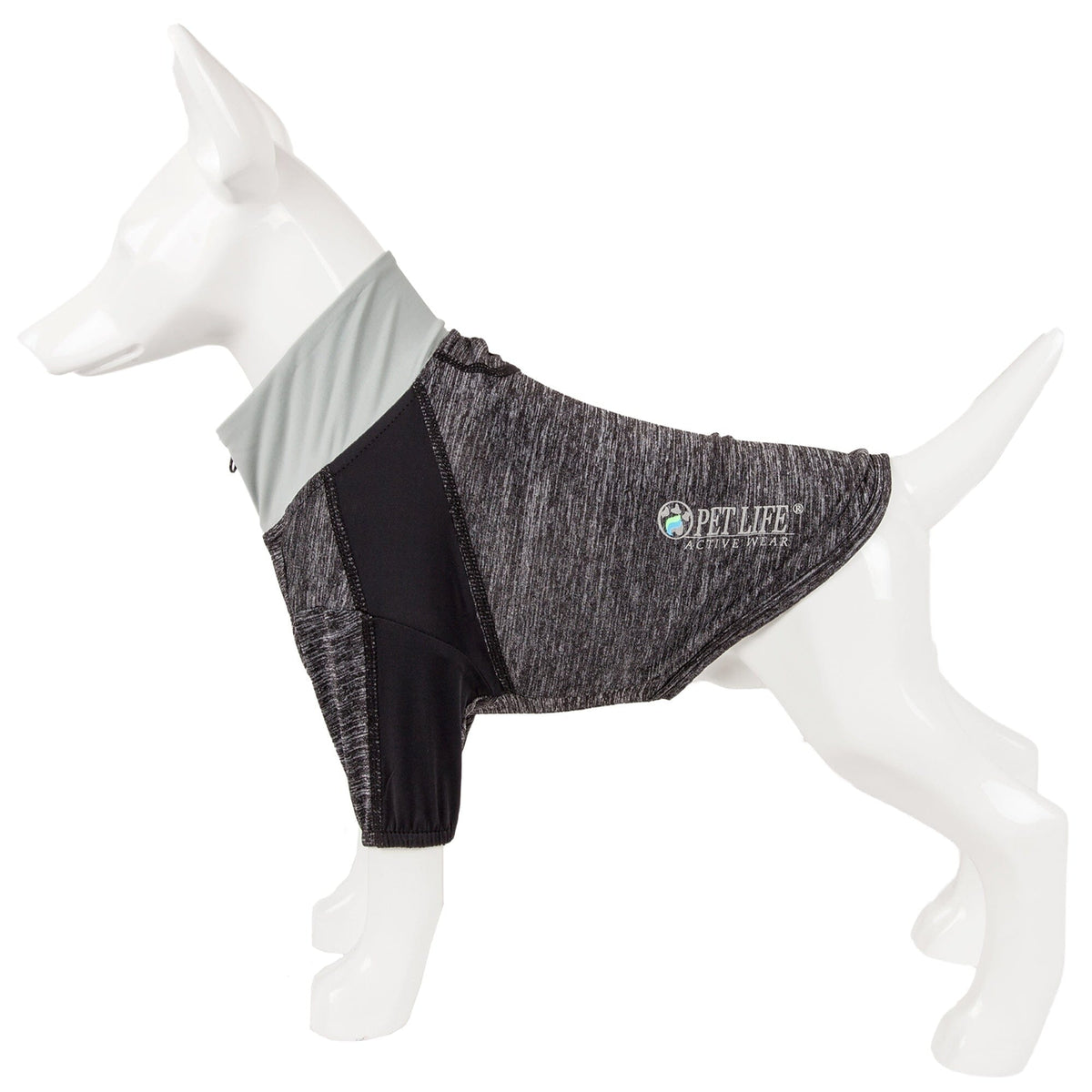 4-Way-Stretch Yoga Fitness Long-Sleeve Dog T-Shirt