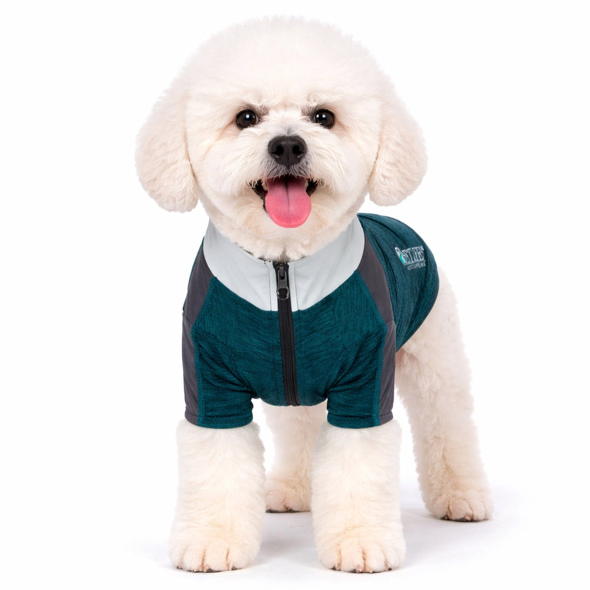 4-Way-Stretch Yoga Fitness Long-Sleeve Dog T-Shirt