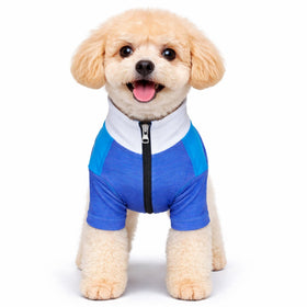 4-Way-Stretch Yoga Fitness Long-Sleeve Dog T-Shirt