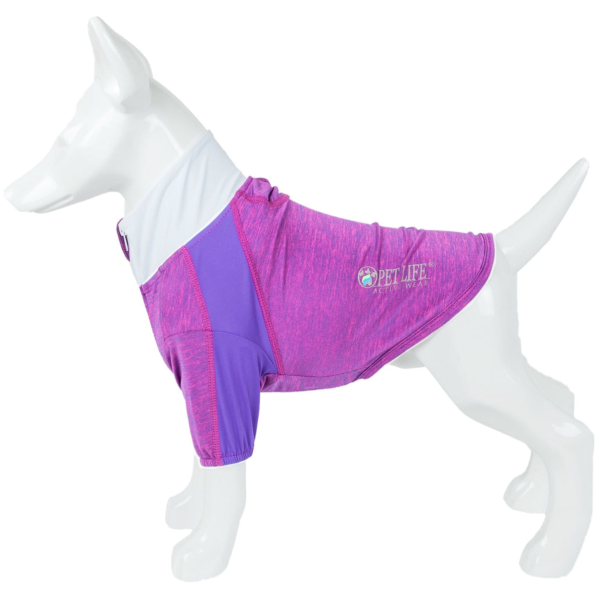 4-Way-Stretch Yoga Fitness Long-Sleeve Dog T-Shirt