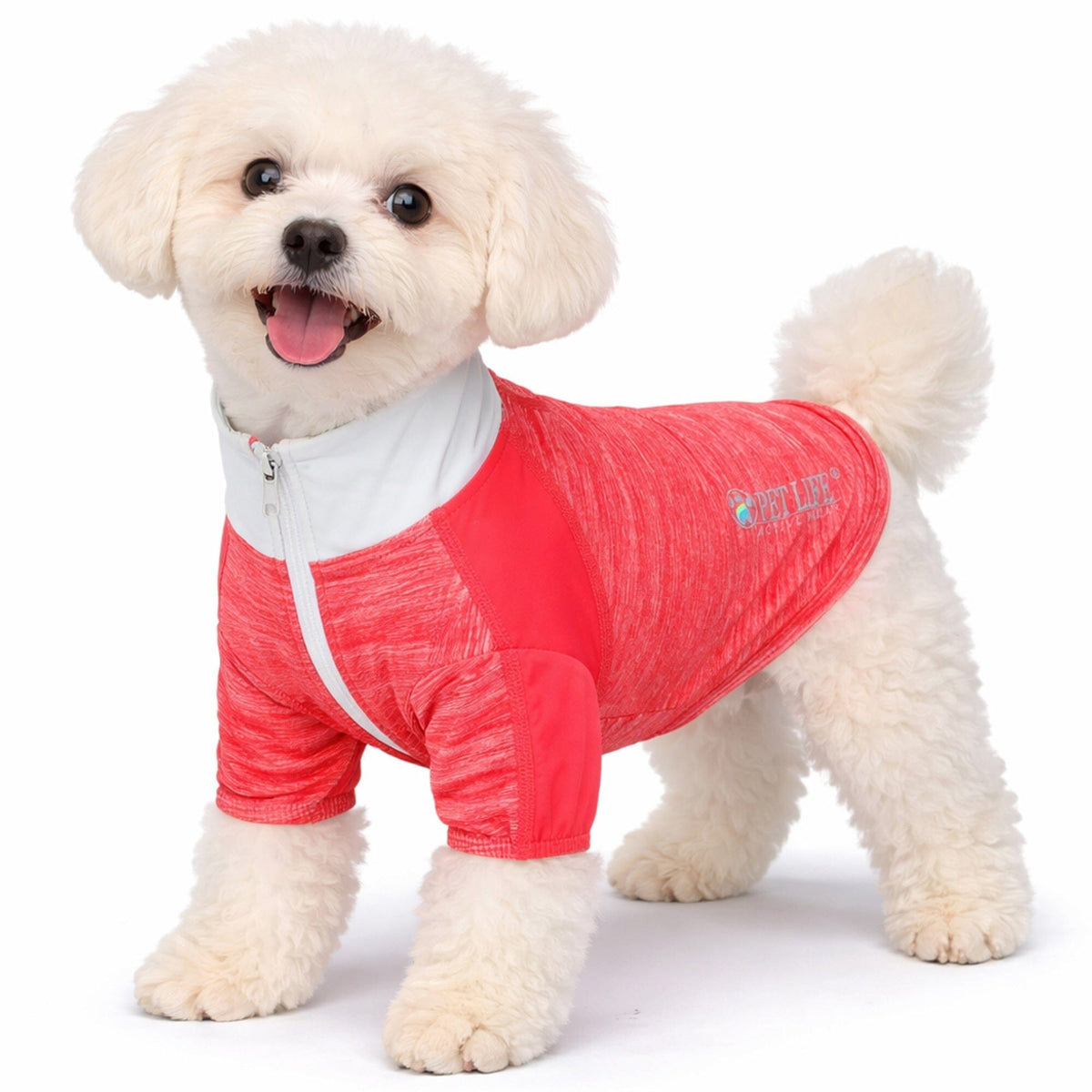 4-Way-Stretch Yoga Fitness Long-Sleeve Dog T-Shirt