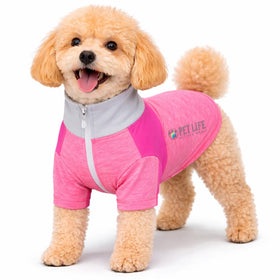 4-Way-Stretch Yoga Fitness Long-Sleeve Dog T-Shirt