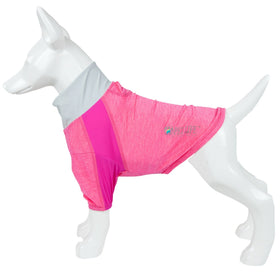4-Way-Stretch Yoga Fitness Long-Sleeve Dog T-Shirt