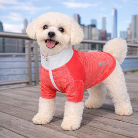 4-Way-Stretch Yoga Fitness Long-Sleeve Dog T-Shirt