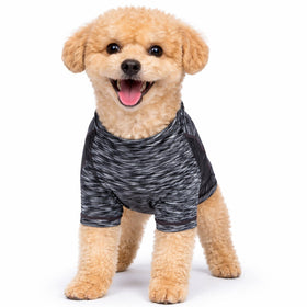 Heathered Ultra-Stretch Yoga Fitness Dog T-Shirt