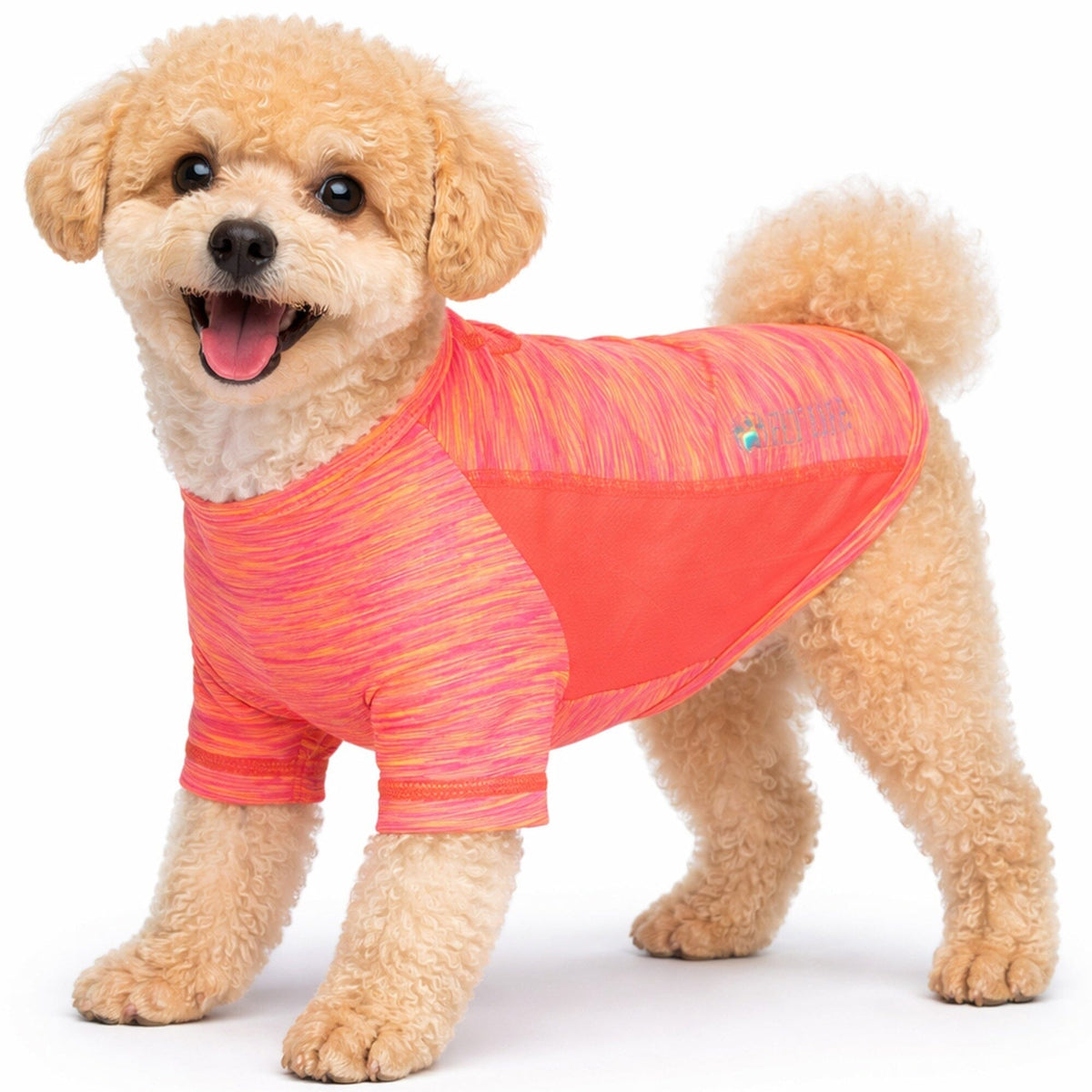 Heathered Ultra-Stretch Yoga Fitness Dog T-Shirt
