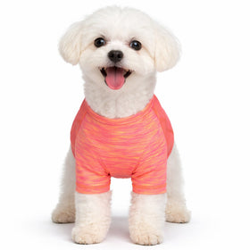 Heathered Ultra-Stretch Yoga Fitness Dog T-Shirt