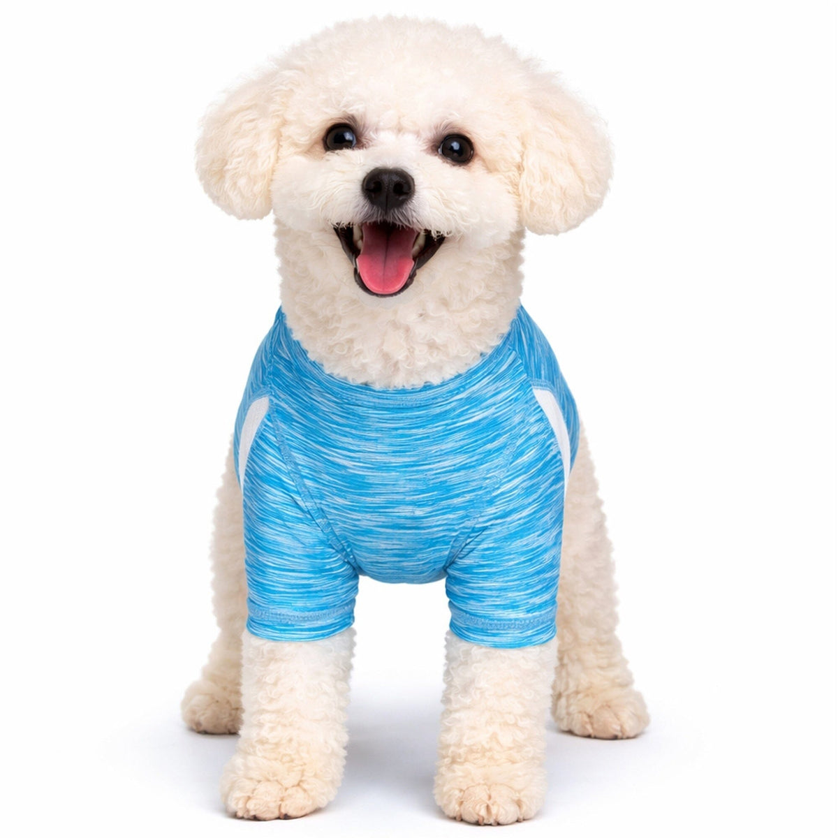 Heathered Ultra-Stretch Yoga Fitness Dog T-Shirt